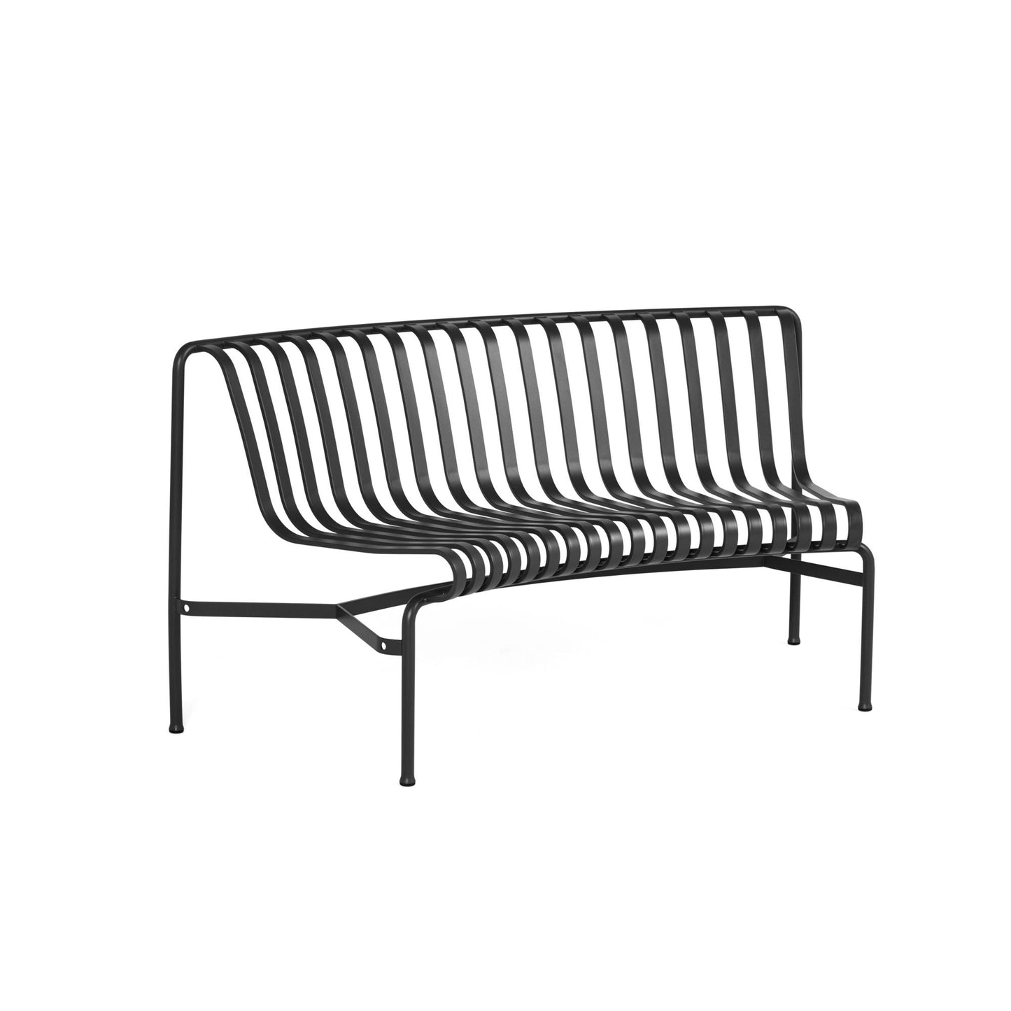 Palissade Park Dining Bench IN 1 Pc. Incl. Mounting Kit Not Freestanding by HAY #Anthracite