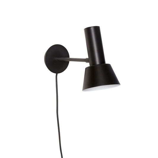 Tap Wall Lamp by Hübsch #Black