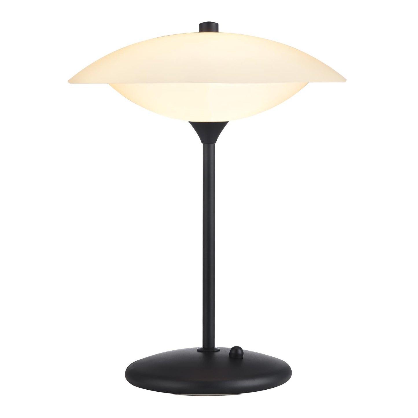 Baroni Table Lamp Ø30 by Halo Design #Black/ Opal