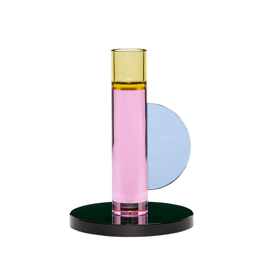 Astro Candlestick by Hübsch #Pink