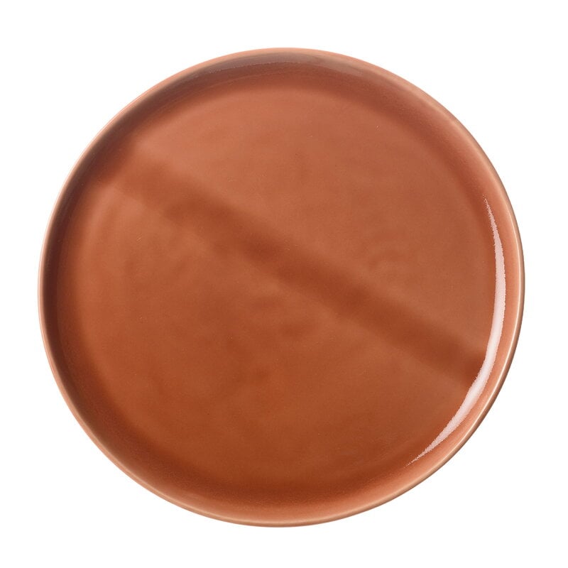 Svelte plate by Heirol #22 cm, terracotta #