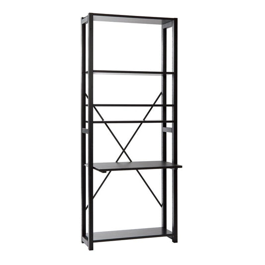 Classic shelf with working space by Lundia #black #