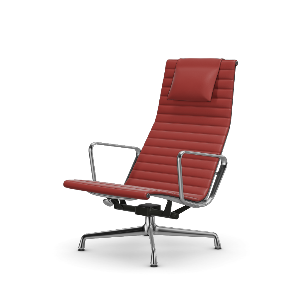 Aluminium Chair EA 124 – Lounge (Cover material - Fabric Leather)