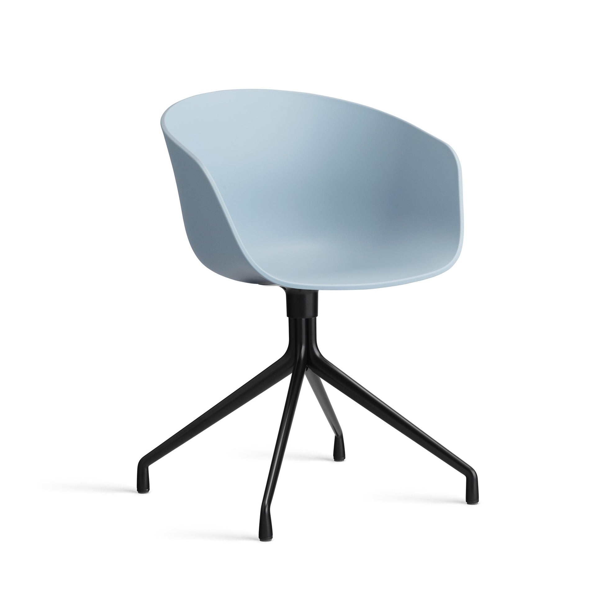 About A Chair Aac 20 by Hay #Polypropylene | Slate Blue/Black Powder coated Aluminium