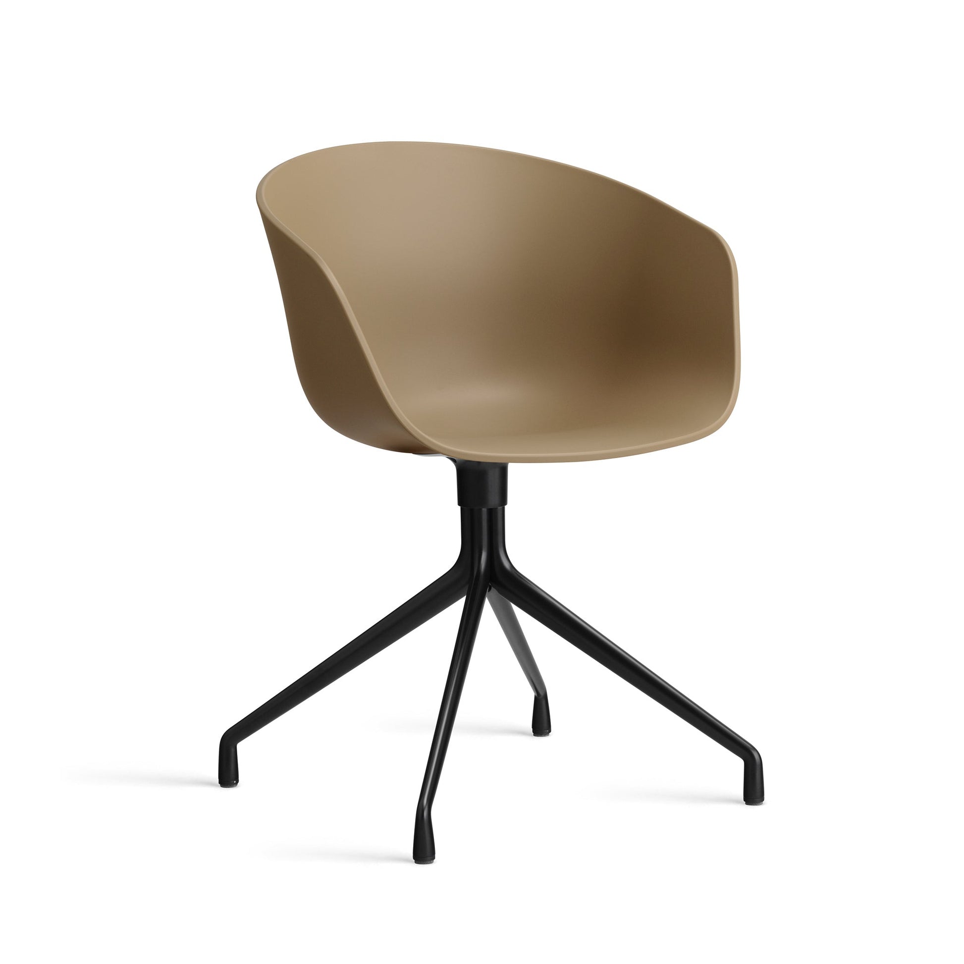 About A Chair Aac 20 by Hay #Polypropylene | Clay/Black Powder coated Aluminium