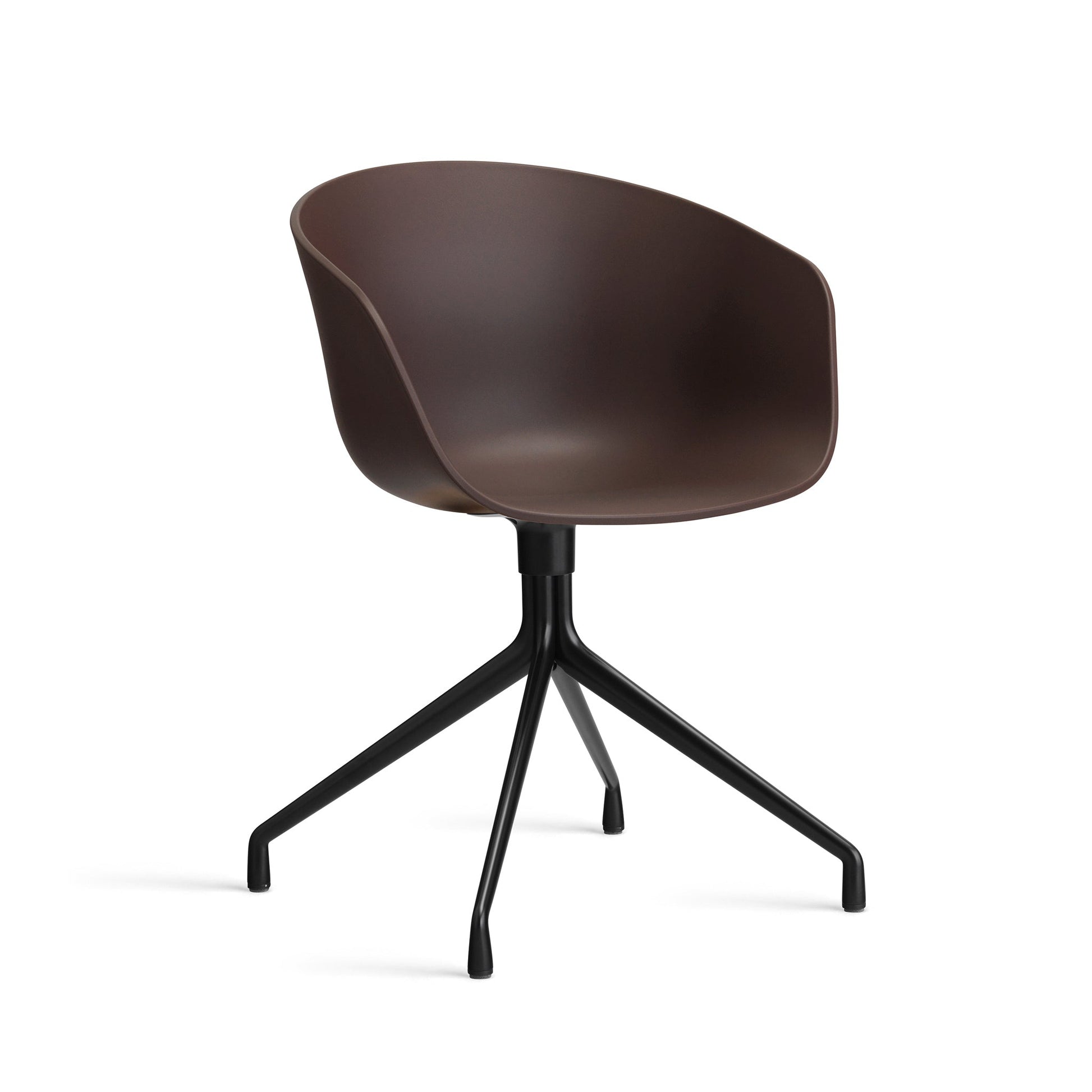 About A Chair Aac 20 by Hay #Polypropylene | Raisin/Black Powder coated Aluminium