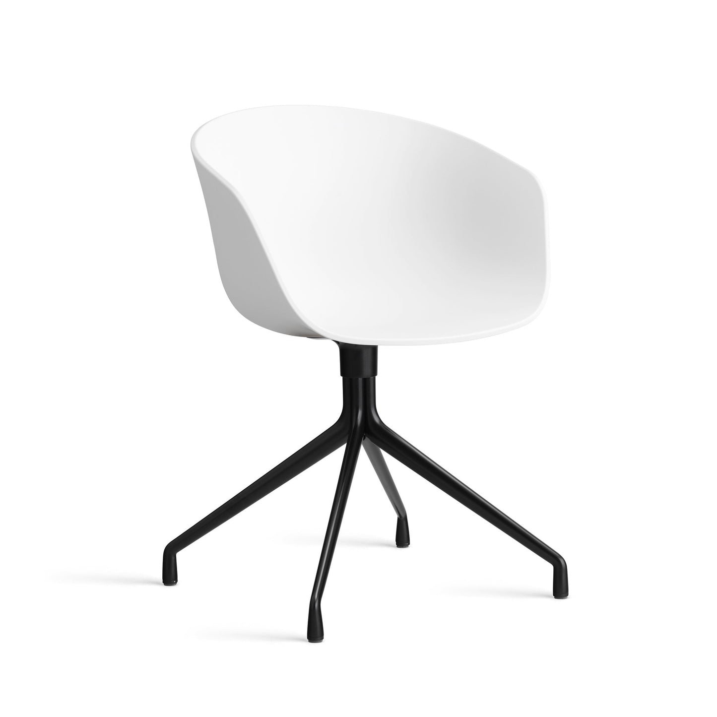 About A Chair Aac 20 by Hay #Polypropylene | White/Black Powder coated Aluminium