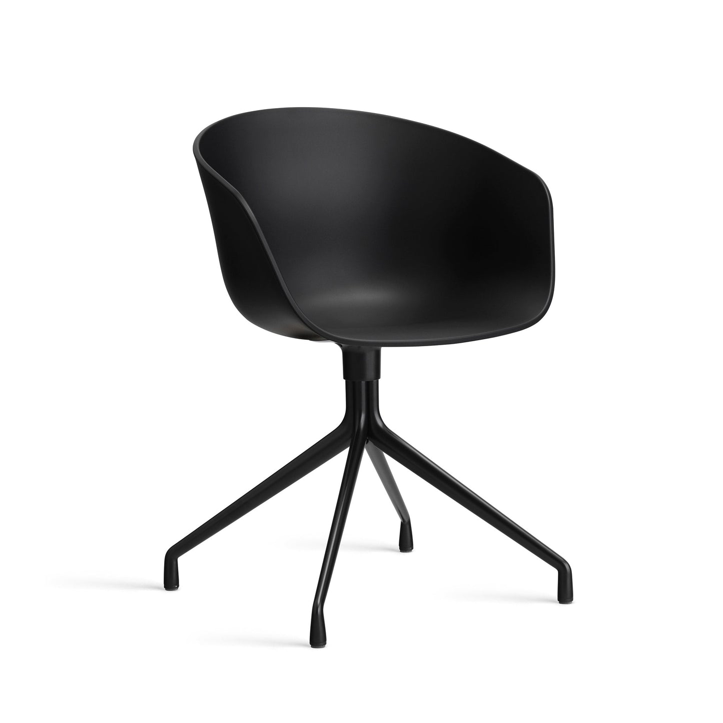 About A Chair Aac 20 by Hay #Polypropylene | Black/Black Powder coated Aluminium