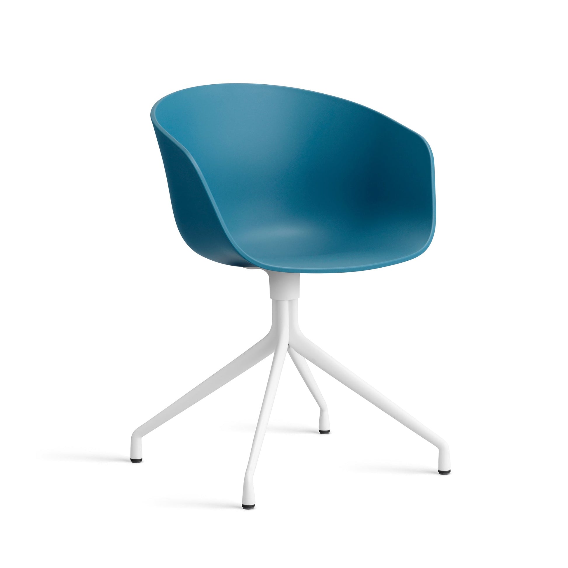 About A Chair Aac 20 by Hay #Polypropylene | Azure Blue/White Powder coated Aluminium