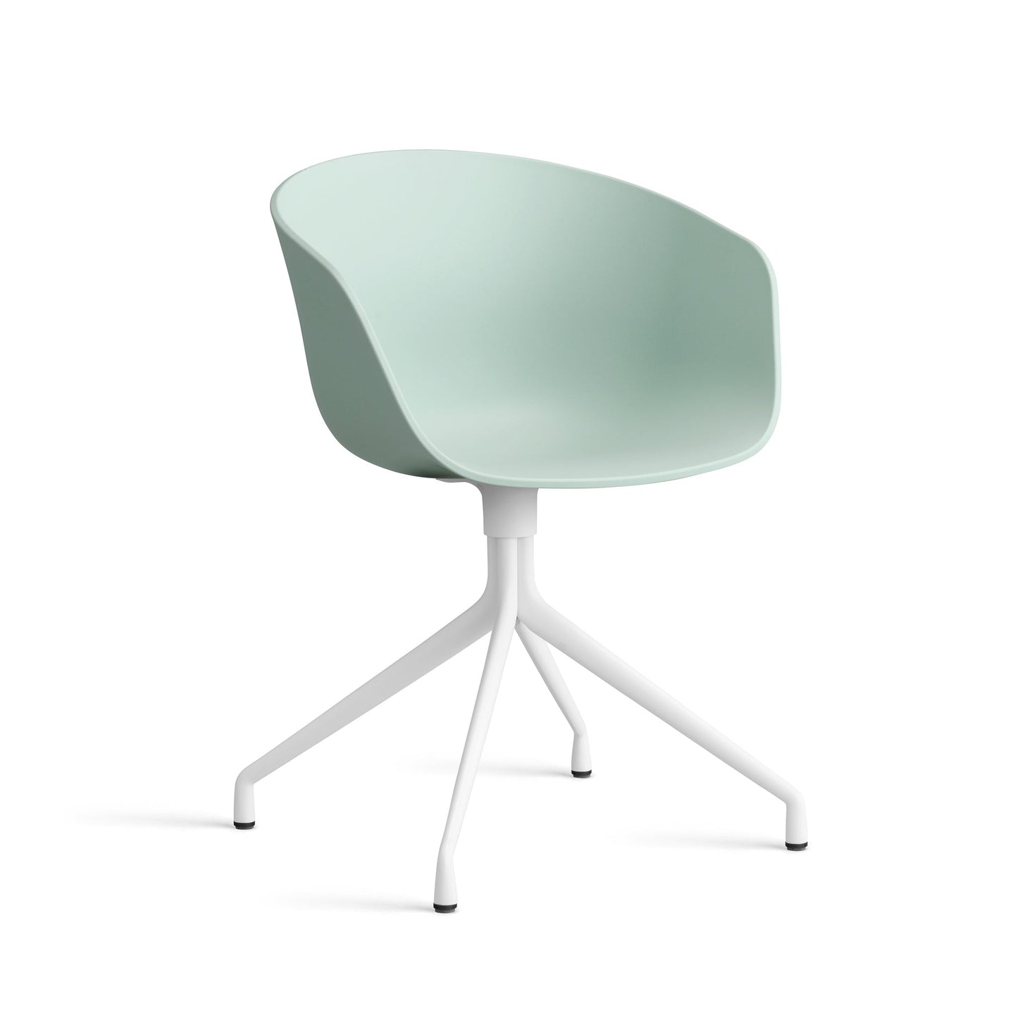 About A Chair Aac 20 by Hay #Polypropylene | Dusty Mint/White Powder coated Aluminium