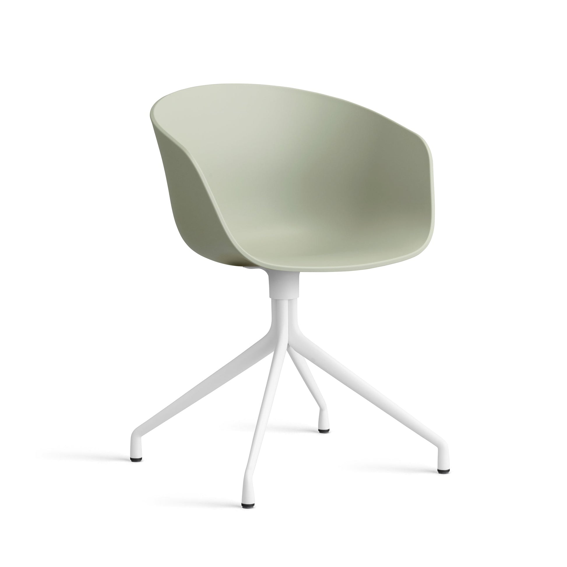 About A Chair Aac 20 by Hay #Polypropylene | Pastel Green/White Powder coated Aluminium