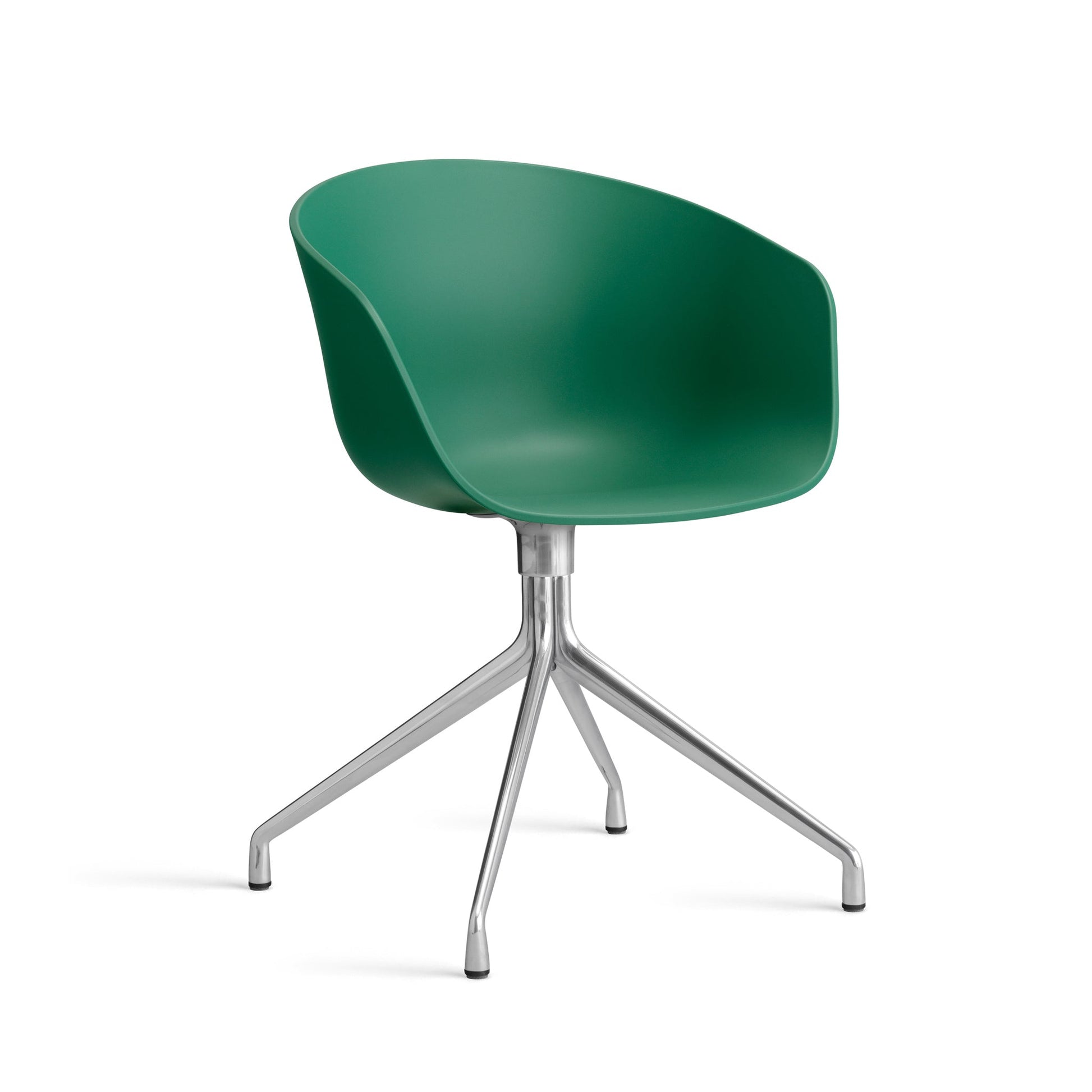 About A Chair Aac 20 by Hay #Polypropylene | Teal Green/Polished Aluminium