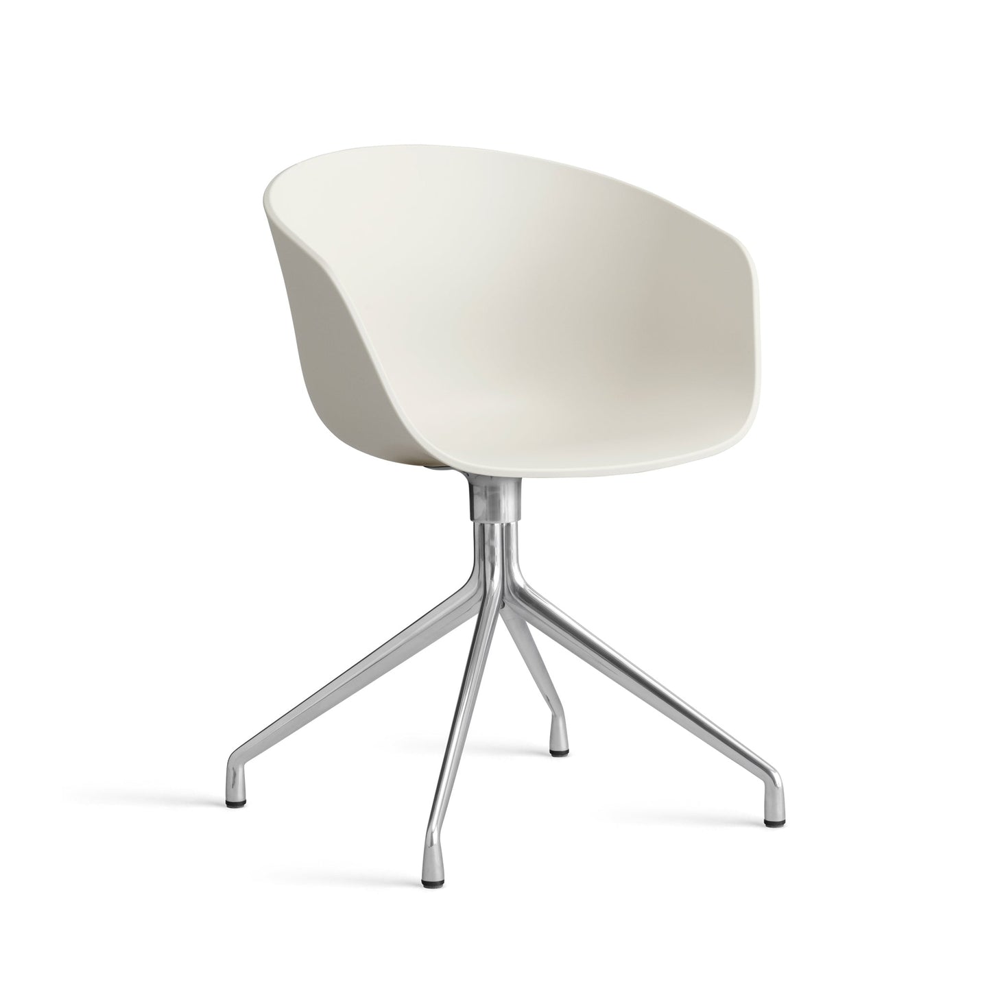 About A Chair Aac 20 by Hay #Polypropylene | Melange Cream/Polished Aluminium