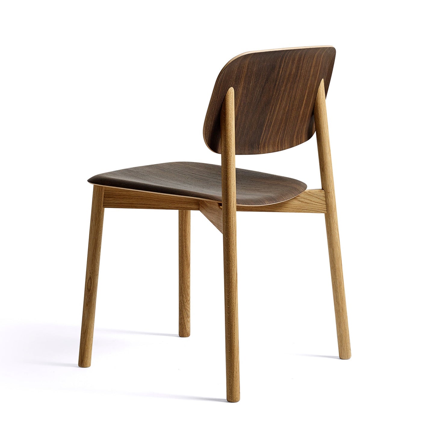 Soft Edge 60 Chair by Hay #Smoked water-based lacquered Oak veneer/Water-based lacquered Solid oak