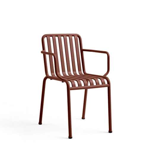 Palissade Armchair by Hay #iron red powder coated steel