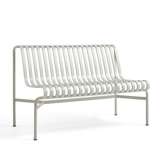 Palissade Dining Bench by Hay #sky grey powder coated steel/sky grey powder coated steel