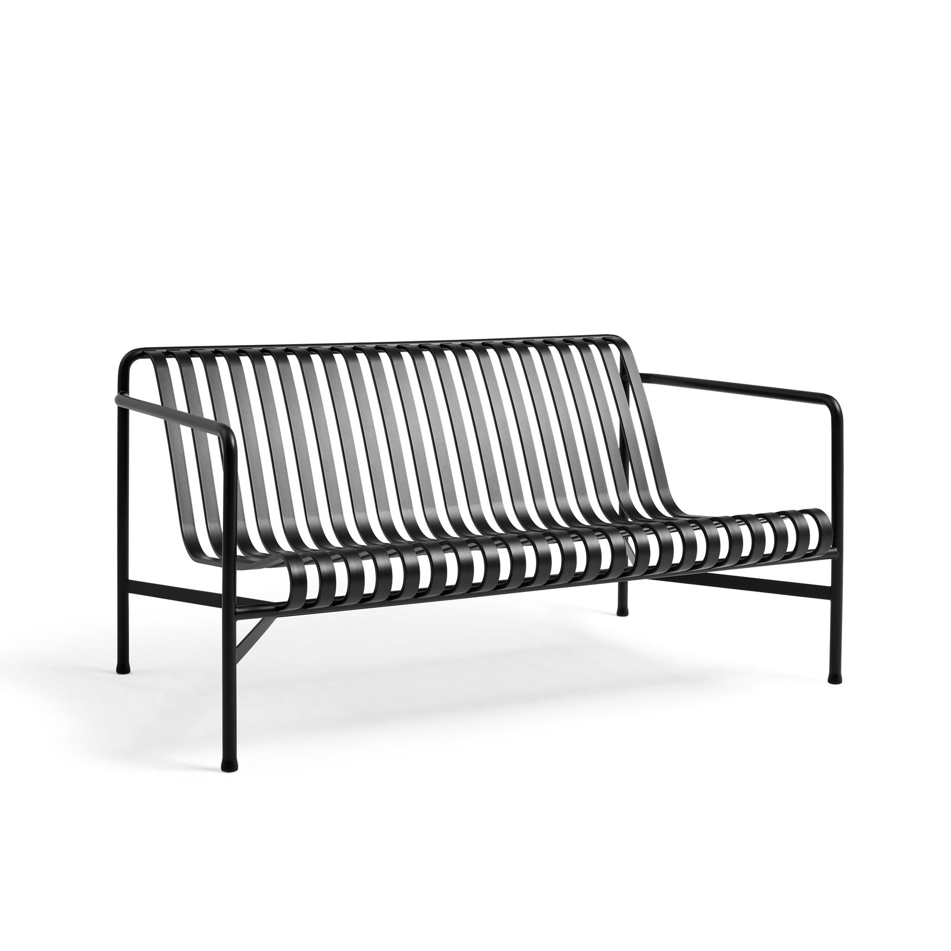 Palissade Lounge Sofa by Hay #anthracite powder coated steel