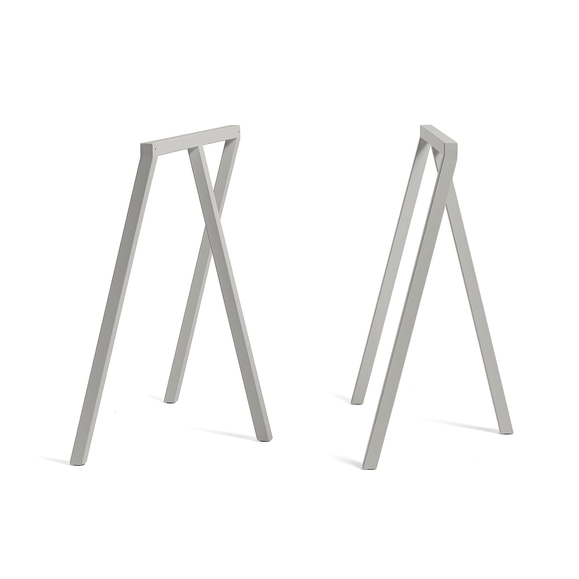 Loop Stand Frame by Hay #H72 x W64 x L37 / grey-powder-coated-steel