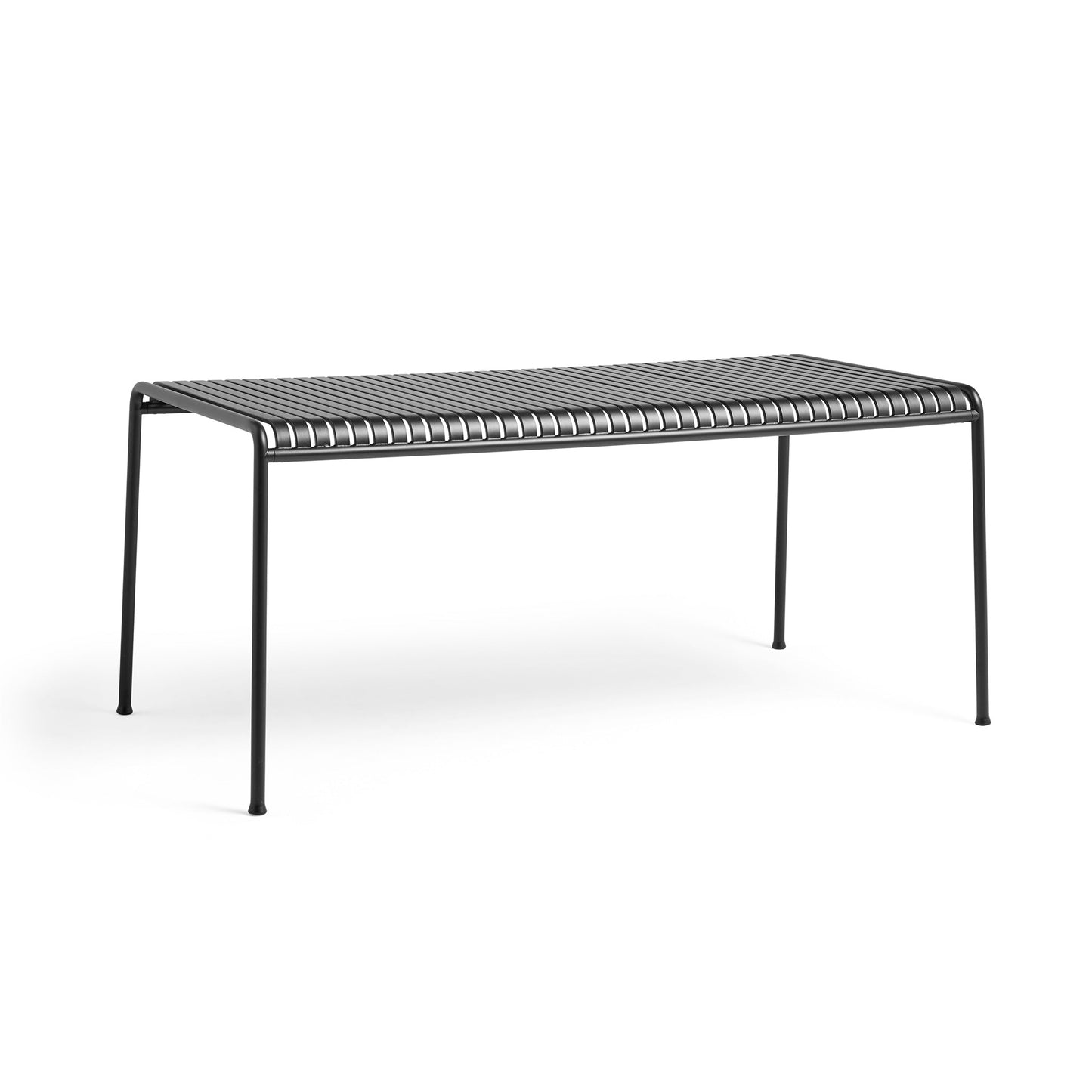 Palissade Rectangular Table by Hay #Anthracite Powder coated Steel