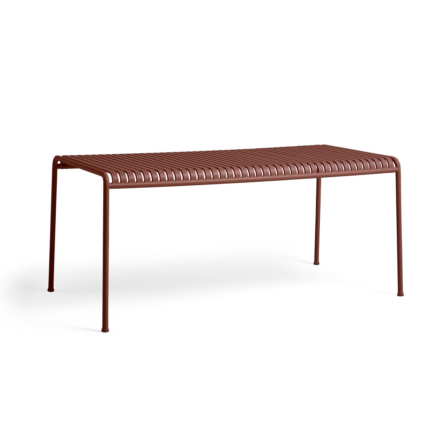 Palissade Rectangular Table by Hay #Iron red Powder coated Steel