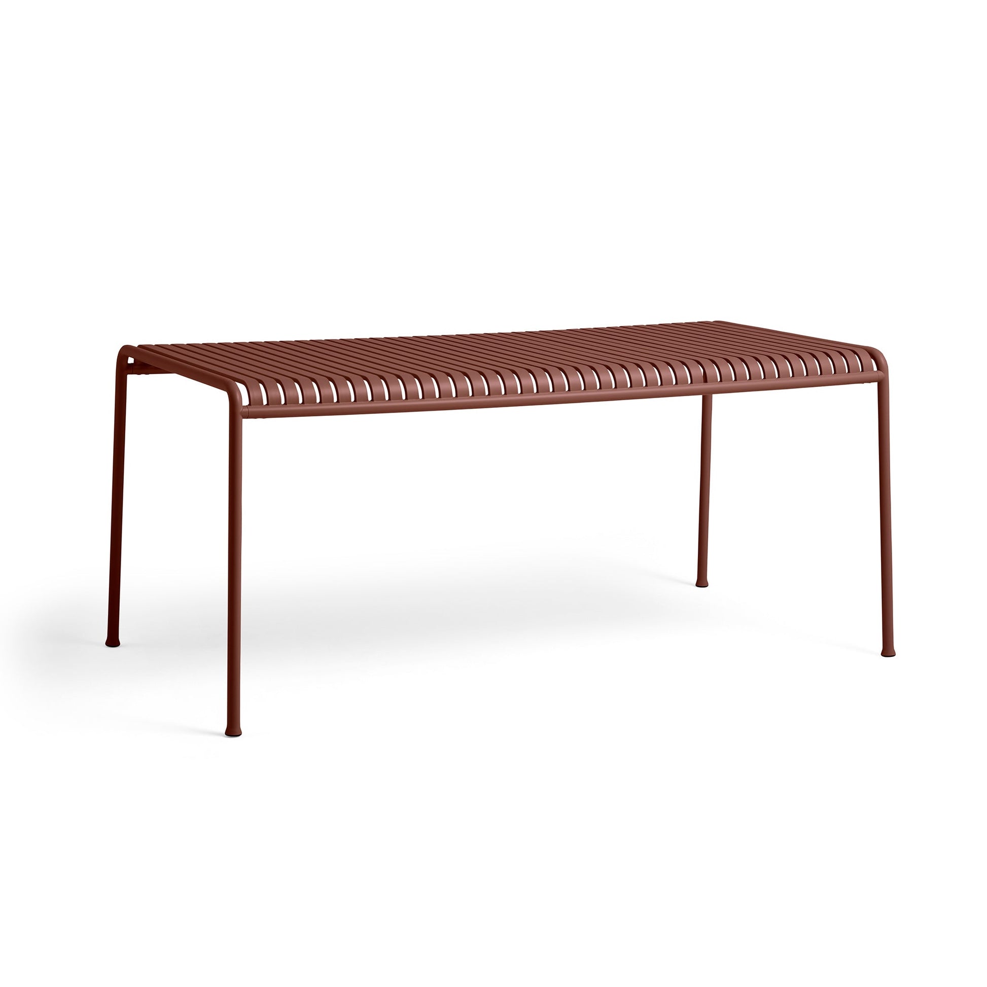 Palissade Rectangular Table by Hay #Iron red Powder coated Steel