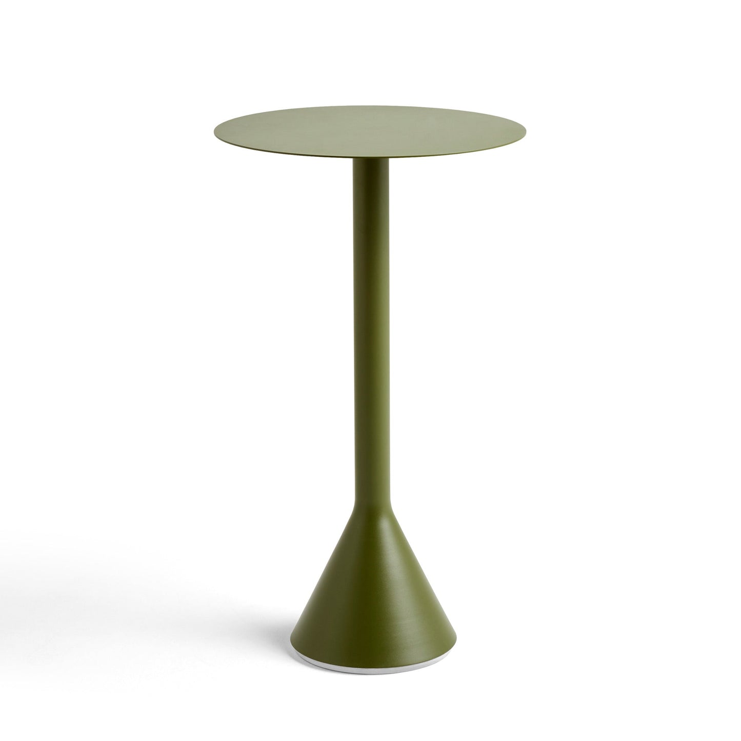 Palissade Cone Table by Hay #H105 x Ø60/Olive Powder coated Steel