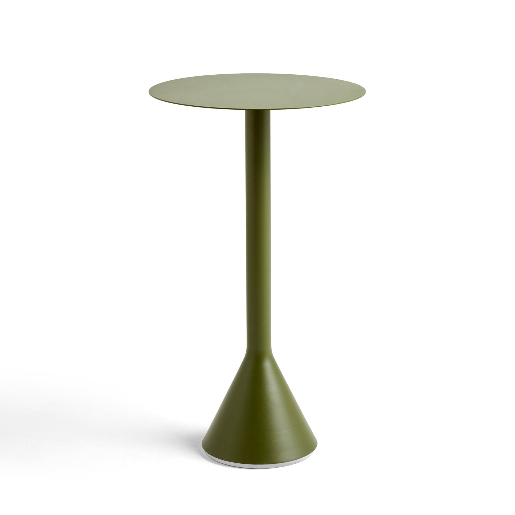 Palissade Cone Table by Hay #H105 x Ø60/Olive Powder coated Steel