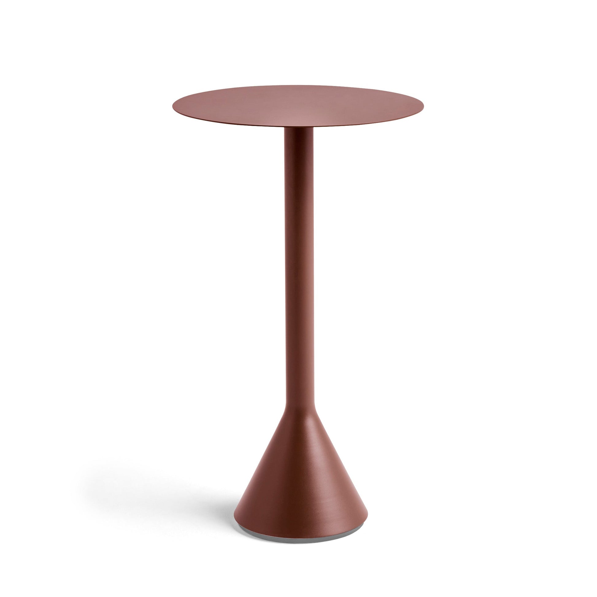 Palissade Cone Table by Hay #H105 x Ø60/Iron red Powder coated Steel