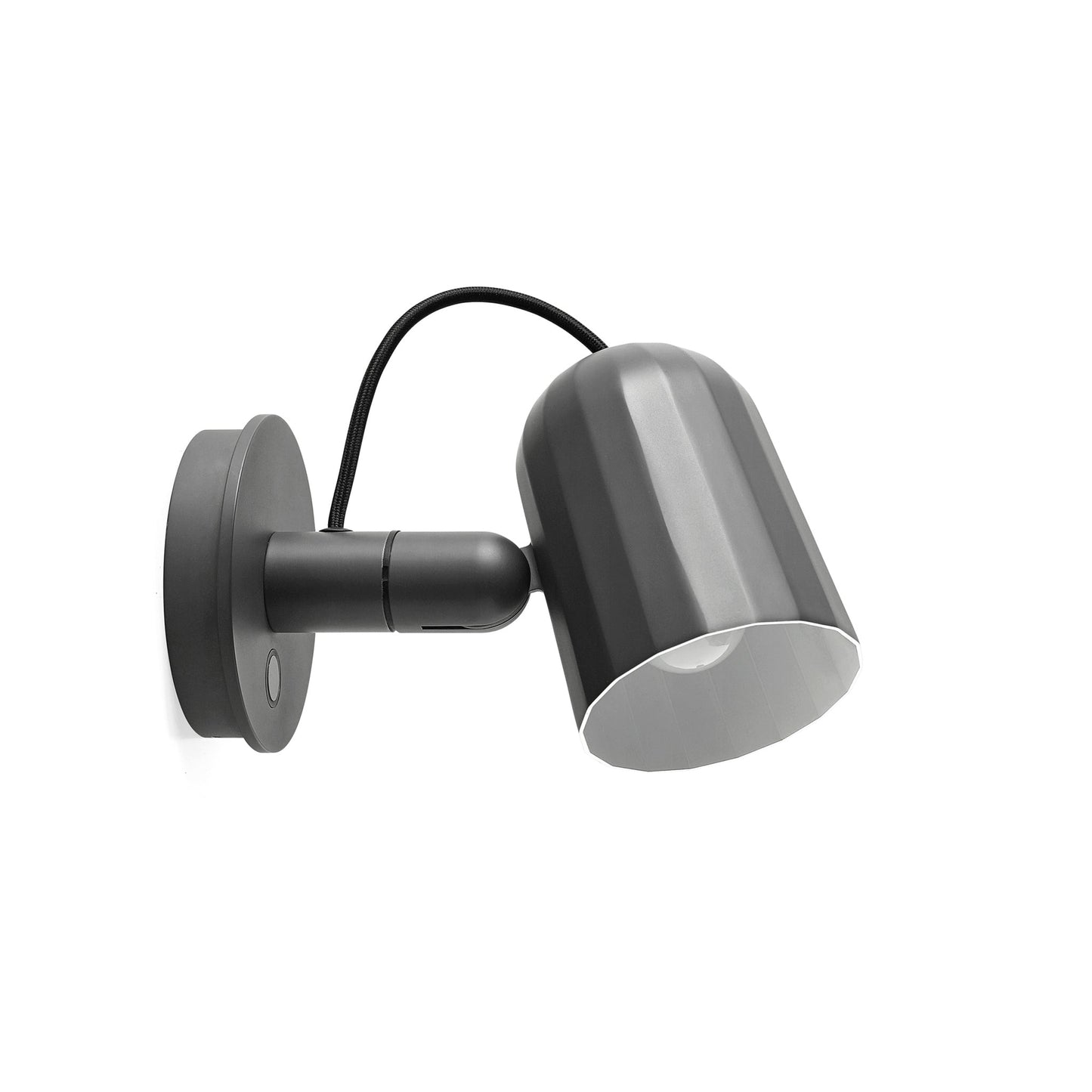 Noc Wall Lamp by Hay #Dark grey