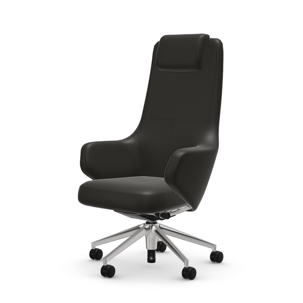 Grand Executive Highback by Vitra #Leather Premium F/nero