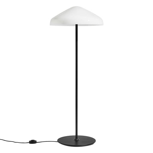 Pao Glass floor lamp by HAY #white opal glass #