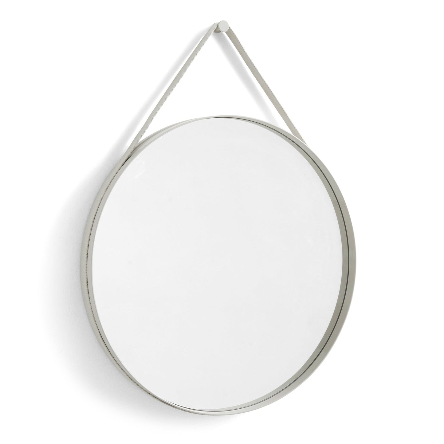 Strap Mirror by Hay #W70 x L70/Light grey