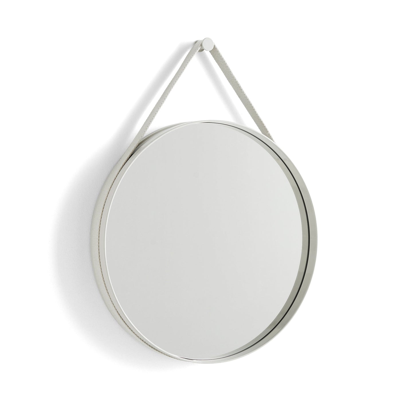 Strap Mirror by Hay #W50 x L50/Light grey