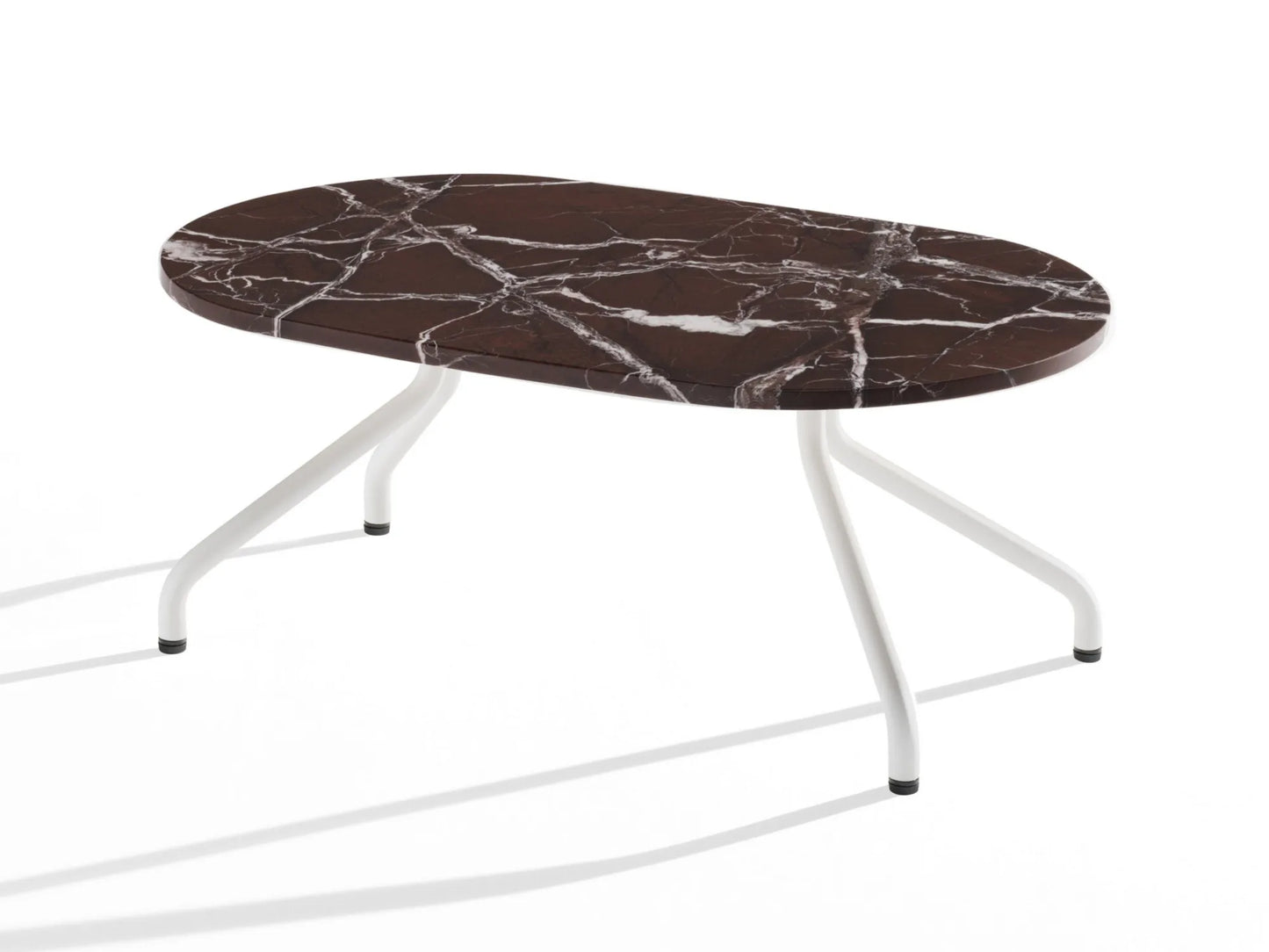 AD.DA - Oval coffee table with metal legs