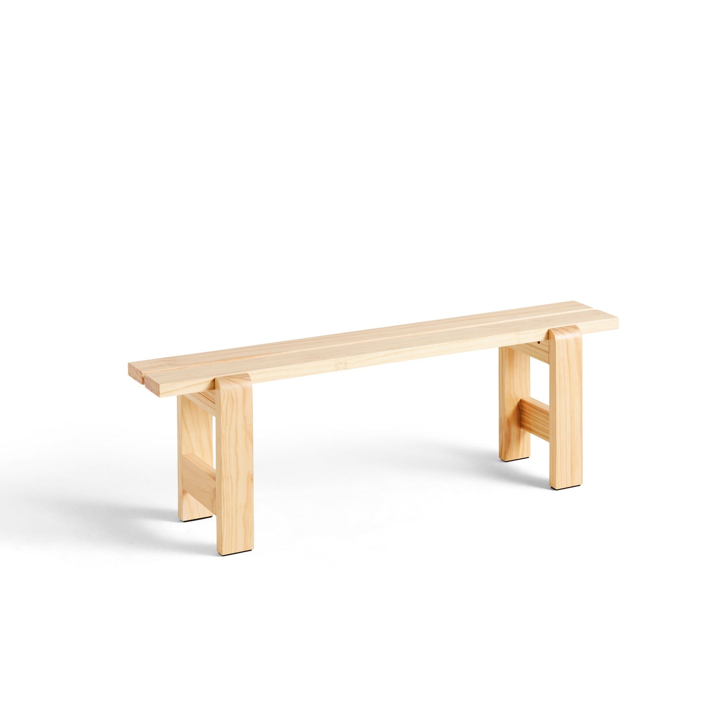 Weekday Bench by Hay #H45 x W140 x L23/Water-based lacquered Solid pinewood/Water-based lacquered Solid pinewood