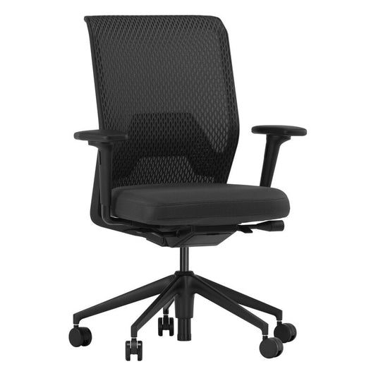 ID Mesh task chair with 2D armrests by Vitra #black #