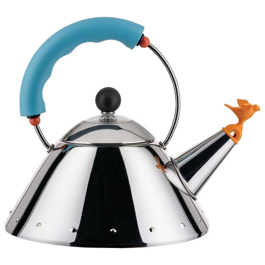 Kettle 9093/1 by Alessi #1 L, light blue #