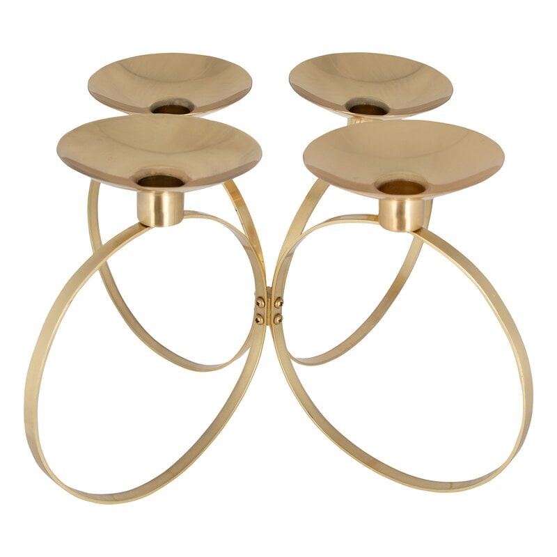 Pöytälukki candleholder by Aarikka #brass #