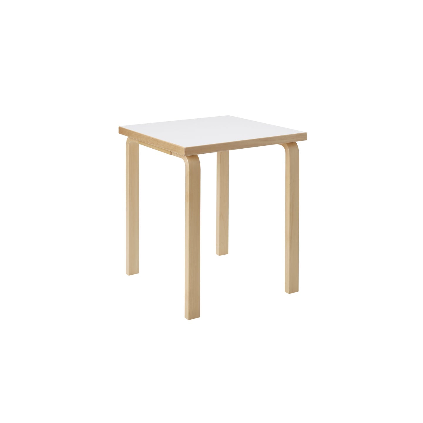 AALTO 80C - Square wooden table