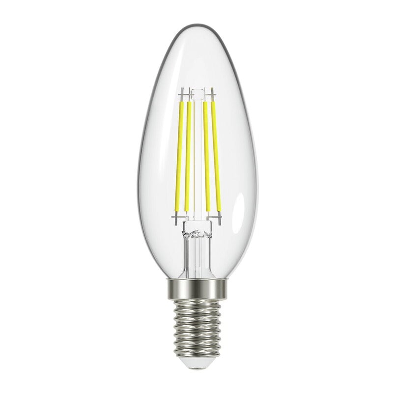 LED Oiva candle bulb by Airam #6W E14 3000K 806lm, clear #