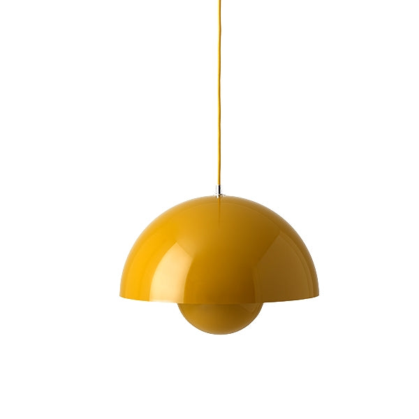 Flowerpot VP7 Pendant Lamp by &tradition #Mustard yellow