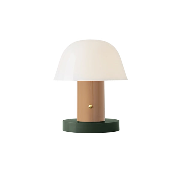 Setago JH27 Table Lamp by &tradition #Beige / Green