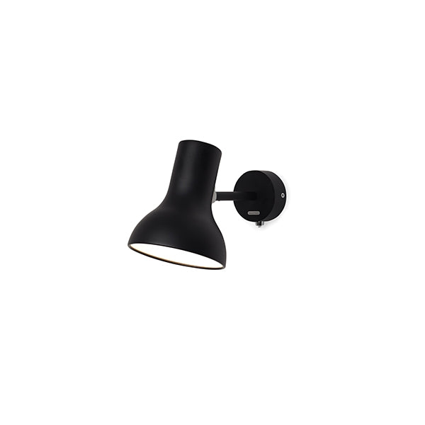 Type 75 Mini Wall Light by Anglepoise #Jet Black
