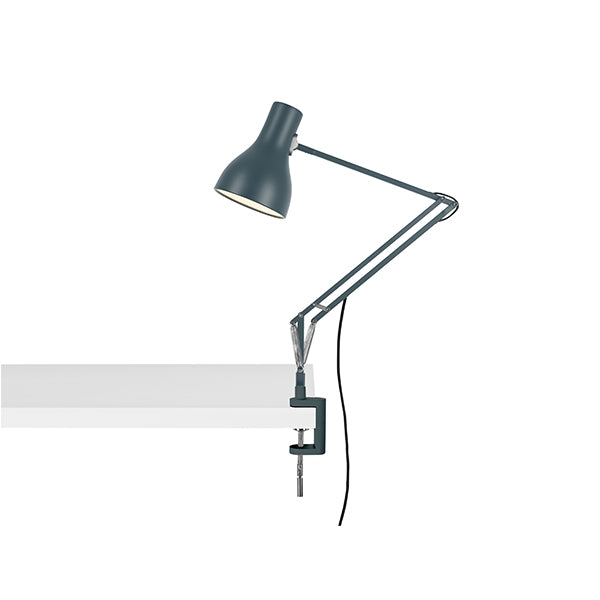Type 75 Lamp with clamp by Anglepoise #Grey / With clamp