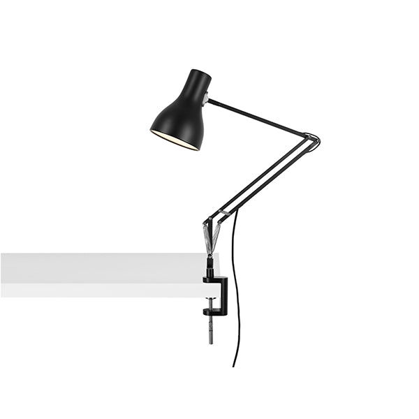 Type 75 Lamp with clamp by Anglepoise #Black / With clamp