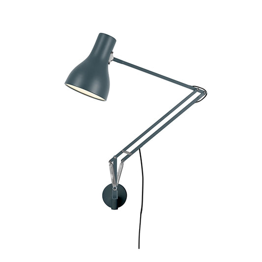 Type 75 Lamp with wall mount by Anglepoise #Grey / With wall mount