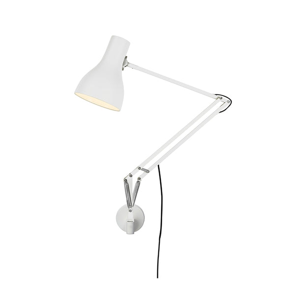 Type 75 Lamp with wall mount by Anglepoise #White / With wall mount