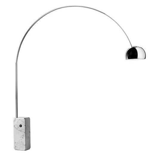Arco K Floor Lamp by Flos #Marble / With LED and dimmer