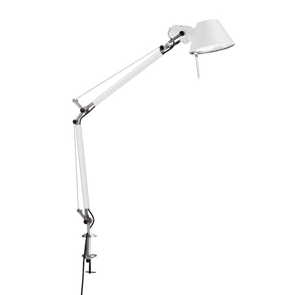 Tolomeo Mini Table Lamp with Clip by Artemide #White / With clamp