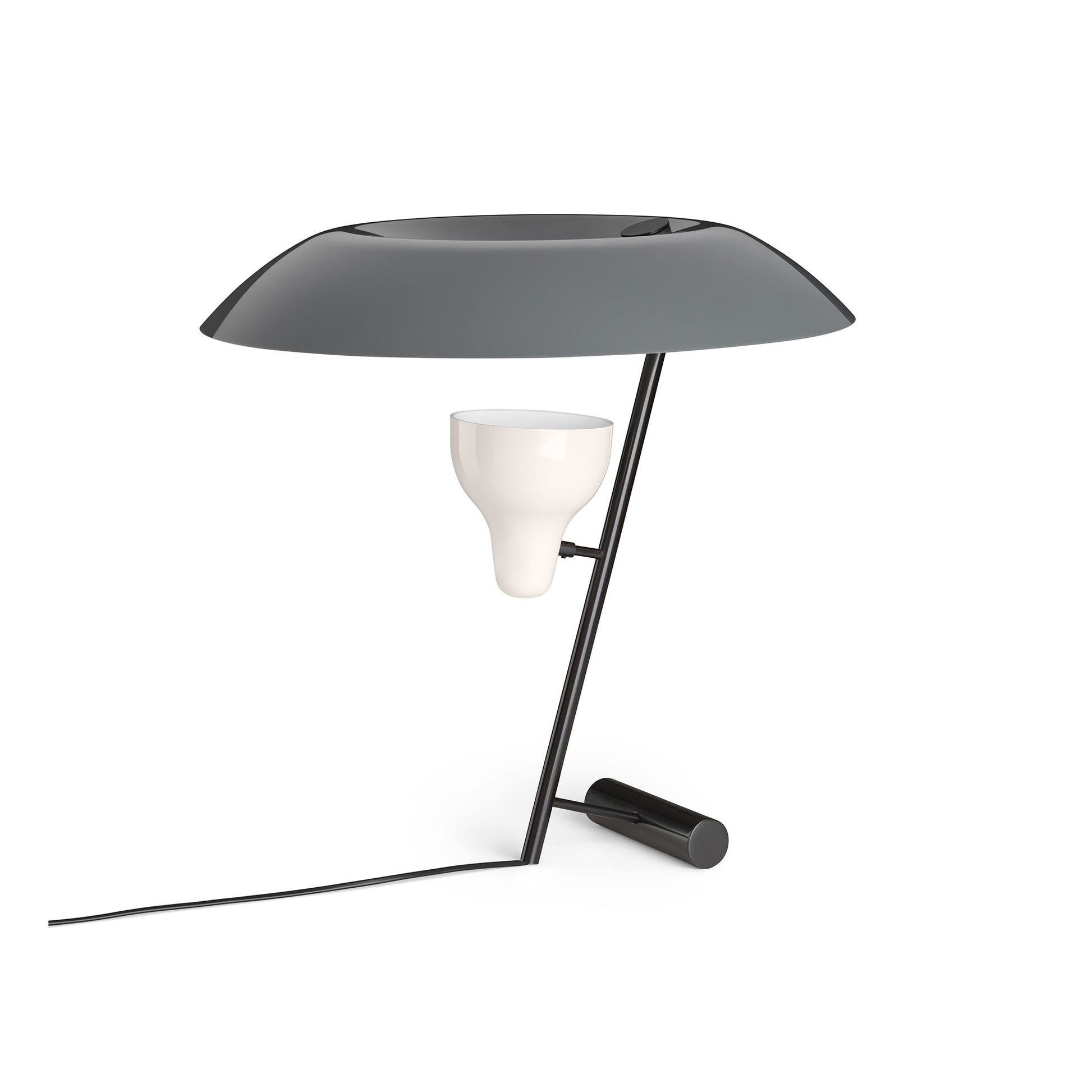Table Lamp Model 548 by Astep #Dark Burnished Brass / Grey